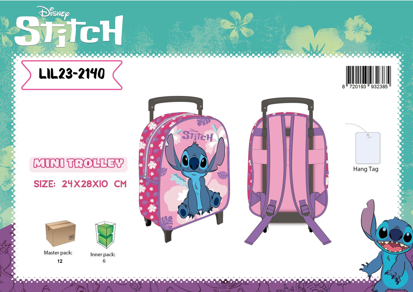 MINI TROLLEY STITCH GIRL