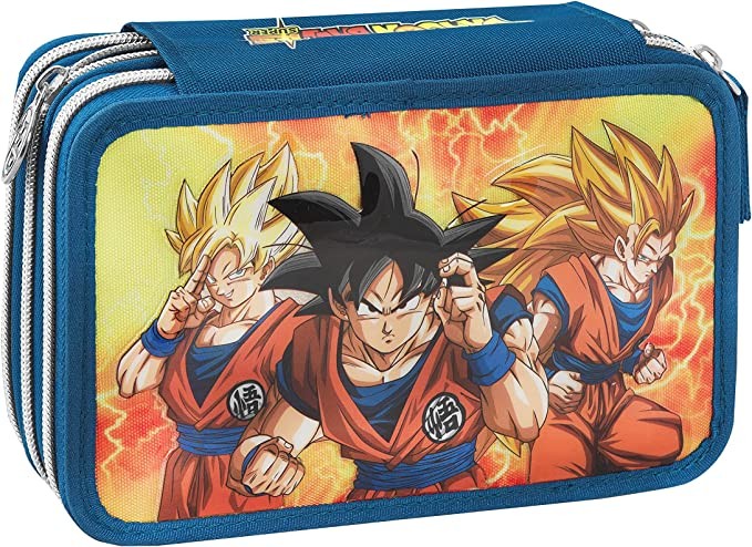 ASTUCCIO 3 ZIP DRAGONBALL