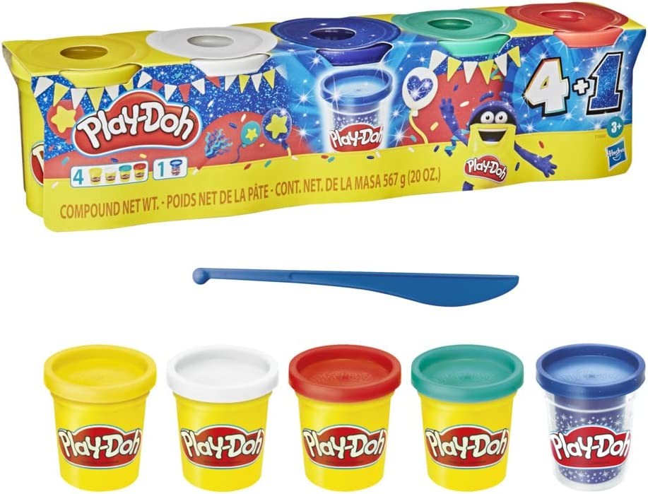 PLAY DOH 5 VASETTI
