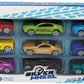 SILVER WHEEL PACK 9 AUTO 1:64