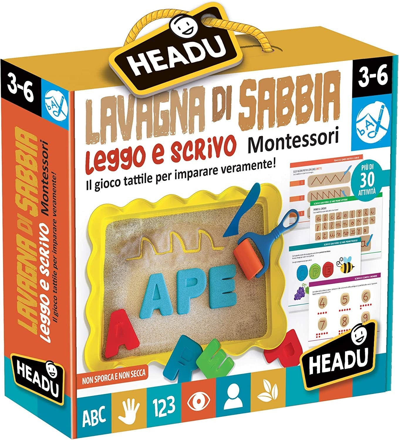 LAVAGNA DI SABBIA LEGGO E SCRIVO MO