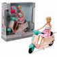 FASCHION DOLL CON SCOOTER CITY LIFE