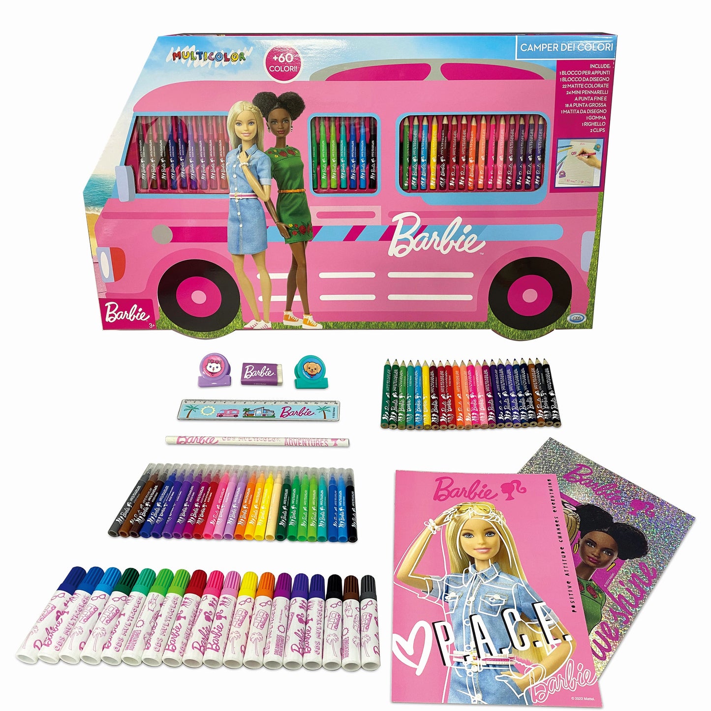 BARBIE MULTICOLOR CAMPER DEI COLORI