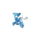 TRICICLO SCOOTER CON CAPPOTTINA BLU