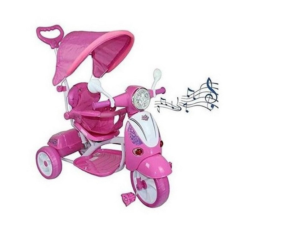 TRICICLO SCOOTER CON CAPPOTTINA ROS
