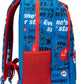 Super Mario – Zaino Scuola Organizzato Blu Panini con Tasche Porta Borraccia