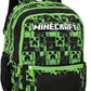 ZAINO SCUOLA GREEN MINECRAFT