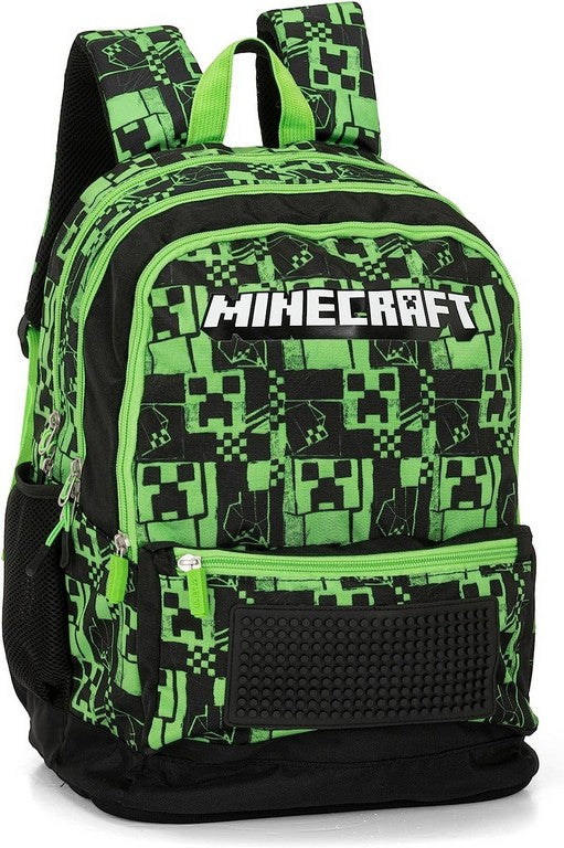 ZAINO SCUOLA GREEN MINECRAFT