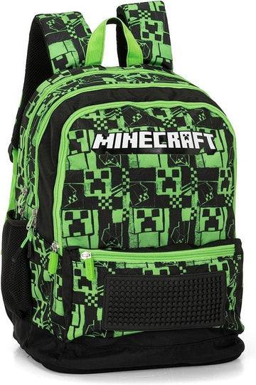 ZAINO SCUOLA GREEN MINECRAFT