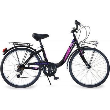 BICILCETTA 24 VENERE 6V NERO