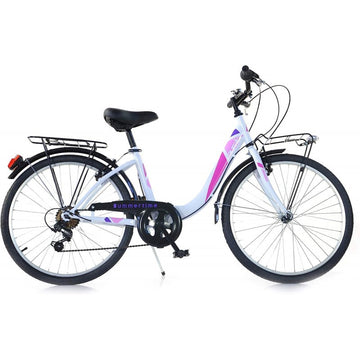 BICICLETTA 24 VENERE 6V BIANCO