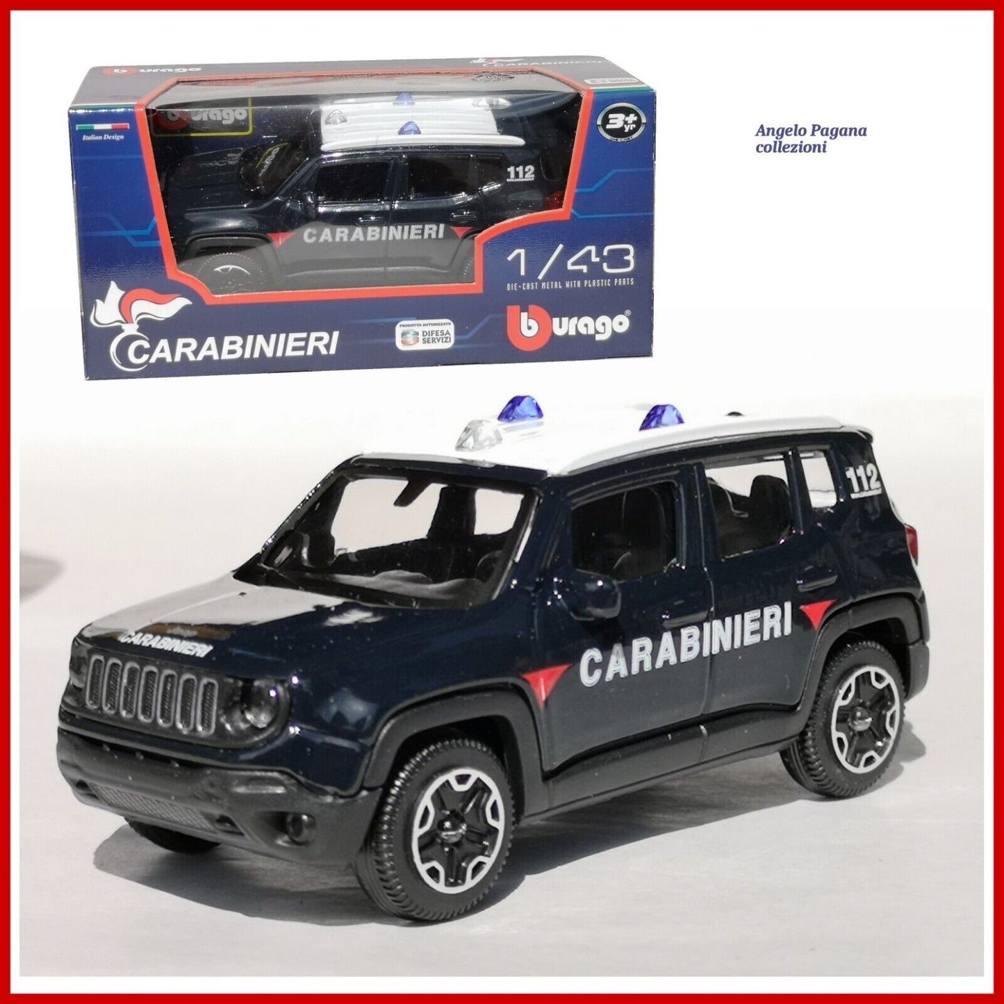 1:43 JEEP CARABINIERI