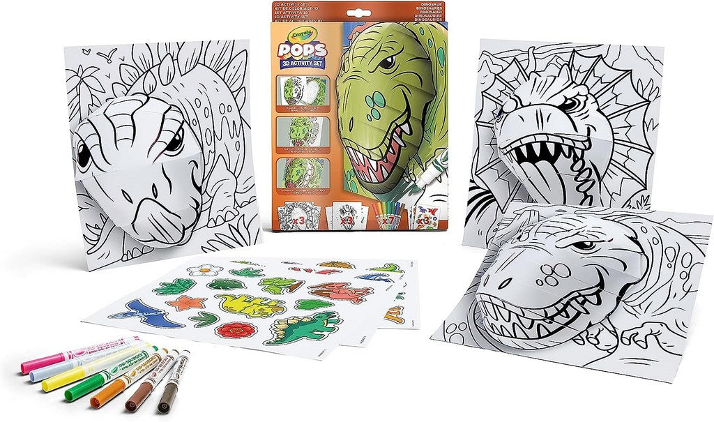 SET ATTIVITA' POPS DINOSAURI