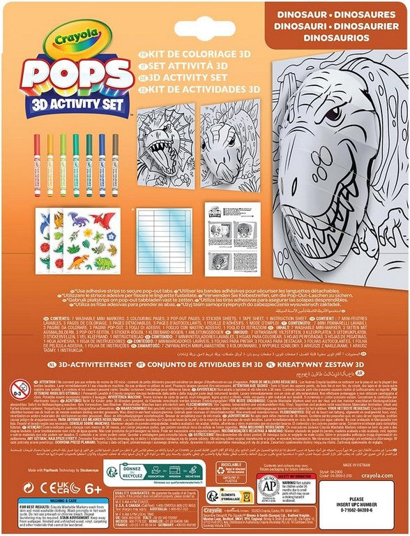 SET ATTIVITA' POPS DINOSAURI