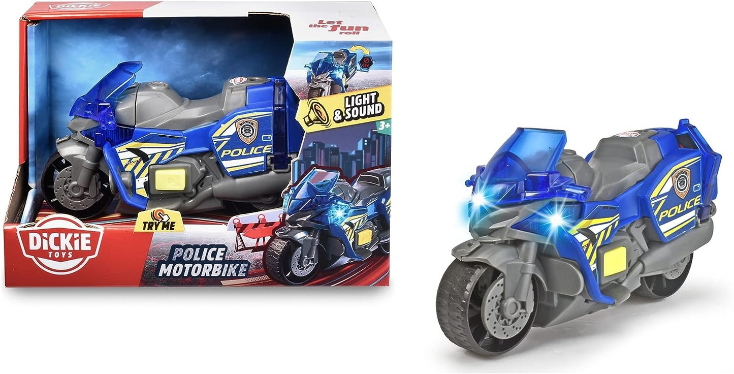 CITY HEROES MOTO POLICE 15 CM