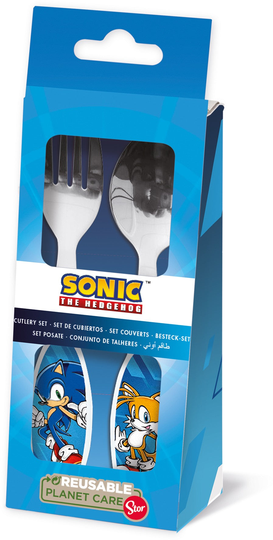 SONIC SET 2 POSATE D'ACCIAIO