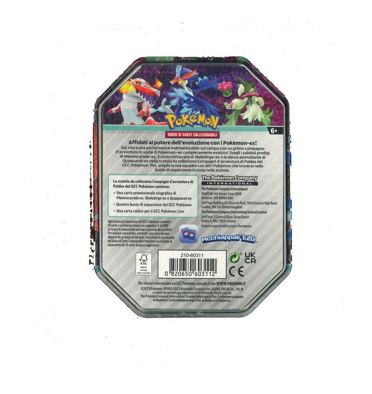 POKEMON TIN DA COLLEZIONE PALADEA A