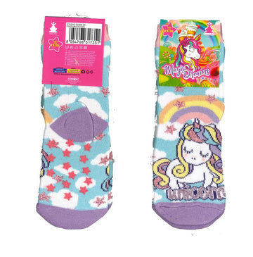 CALZINI ANTISCIVOLO   UNICORNO