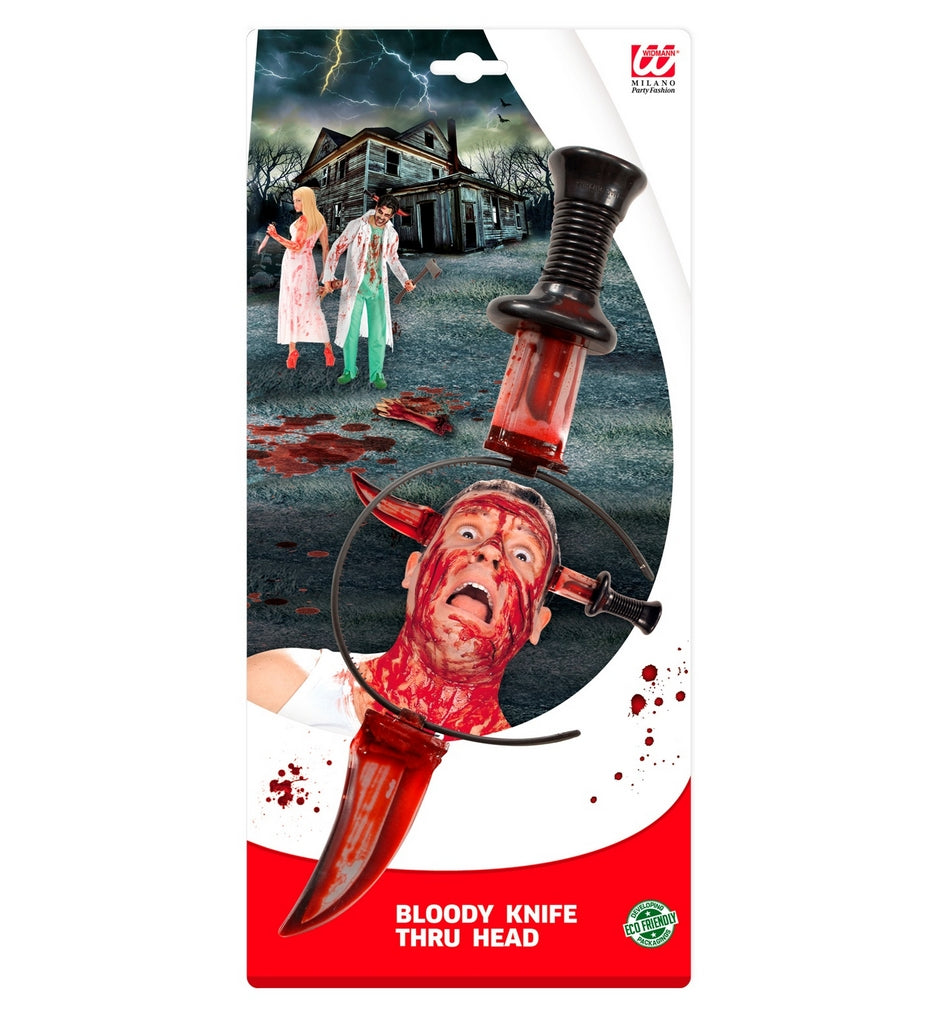 COLTELLO INSANGUINATO CERCHIETTO