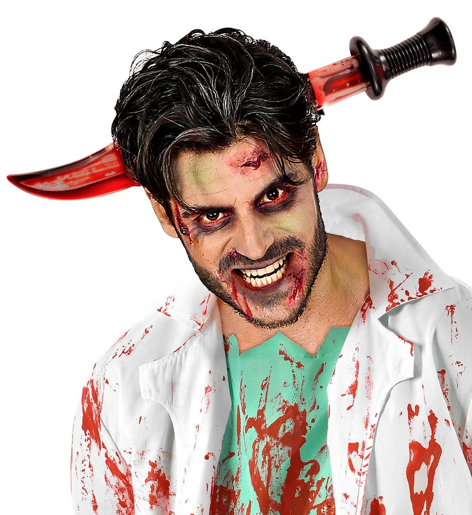 COLTELLO INSANGUINATO CERCHIETTO