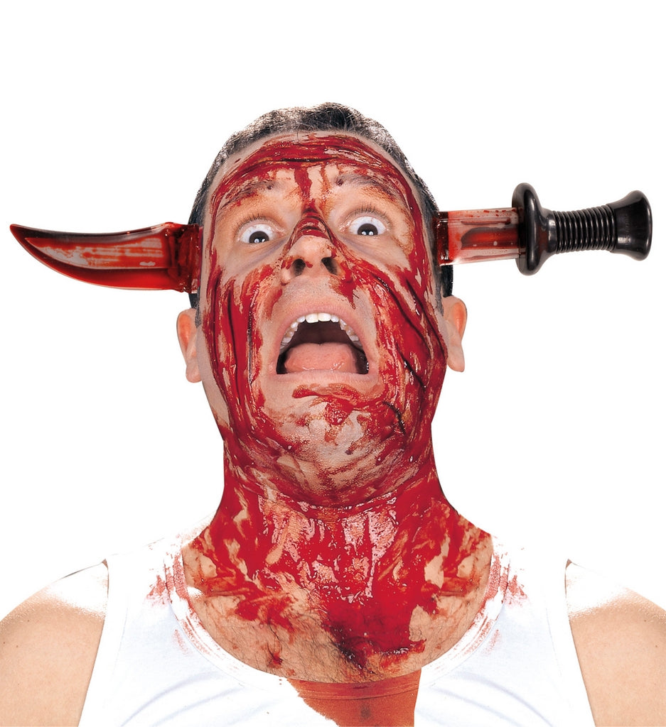COLTELLO INSANGUINATO CERCHIETTO