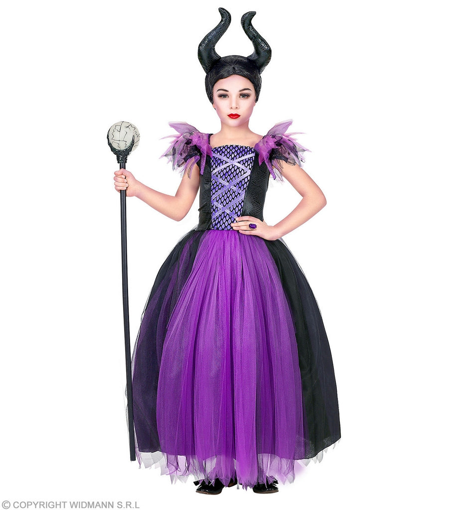 COSTUME MALEFICA TAGLIA 4-5 ANNI
