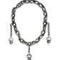 COLLANA CATENA CON TESCHI W9831H