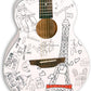 CHITARRA CLASSICA IN LEGNO 85 CM