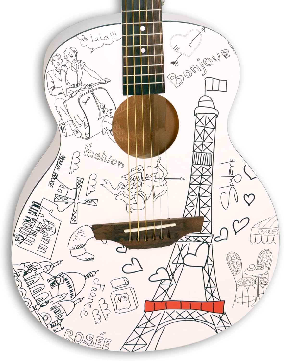 CHITARRA CLASSICA IN LEGNO 85 CM