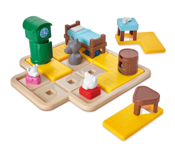 SmartGames Il Lupo e i Sette Capretti – Gioco di Logica con 48 Sfide, 3–7 Anni