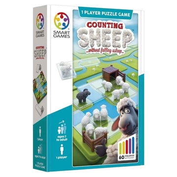 SmartGames Counting Sheep – Gioco di Logica da Viaggio con 60 Sfide, 7+ Anni