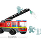LEGO City 60463 Autopompa con Scala, Camion Giocattolo dei Pompieri con 2 Minifigure, Giochi Educativi per Bambini da 4 Anni