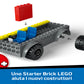 LEGO City 60463 Autopompa con Scala, Camion Giocattolo dei Pompieri con 2 Minifigure, Giochi Educativi per Bambini da 4 Anni