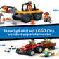 LEGO City 60463 Autopompa con Scala, Camion Giocattolo dei Pompieri con 2 Minifigure, Giochi Educativi per Bambini da 4 Anni