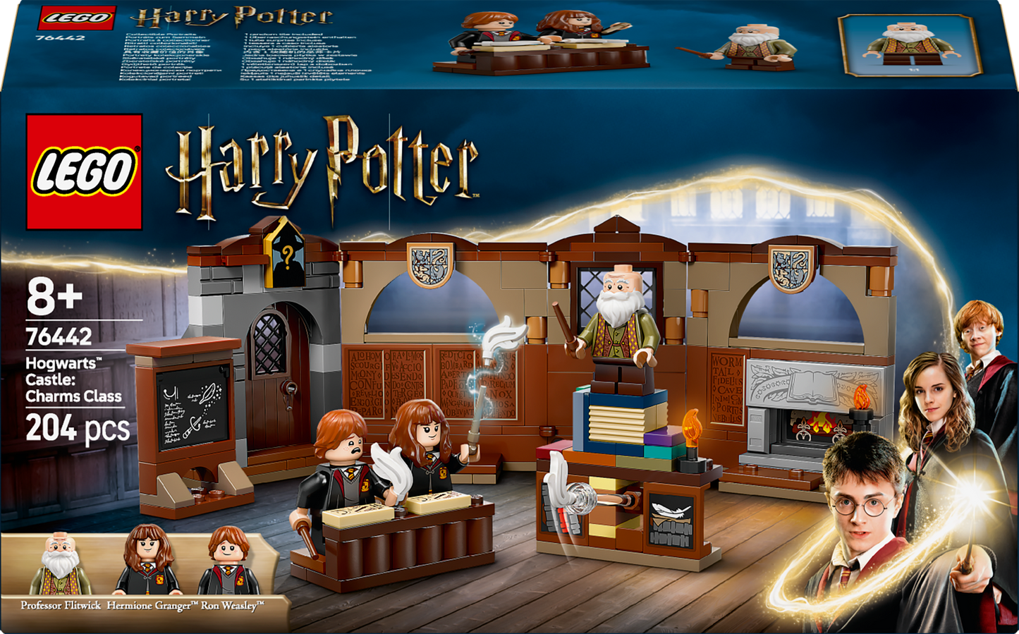 LEGO Harry Potter Castello di Hogwarts: Lezione di Incantesimi con 3 Minifigure e Funzione di levitazione, Giochi Bambini 8+