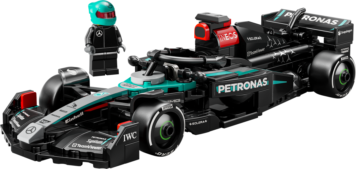 LEGO Speed Champions 77244 Auto da Corsa Mercedes-AMG PETRONAS F1 W 15 Macchina Giocattolo da Collezione con Pilota da 10+