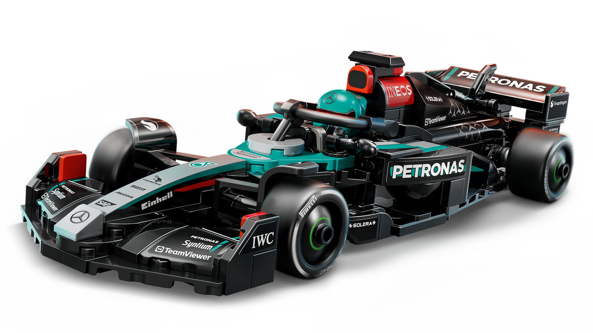 LEGO Speed Champions 77244 Auto da Corsa Mercedes-AMG PETRONAS F1 W 15 Macchina Giocattolo da Collezione con Pilota da 10+
