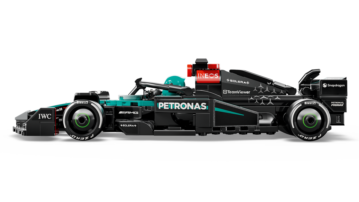 LEGO Speed Champions 77244 Auto da Corsa Mercedes-AMG PETRONAS F1 W 15 Macchina Giocattolo da Collezione con Pilota da 10+