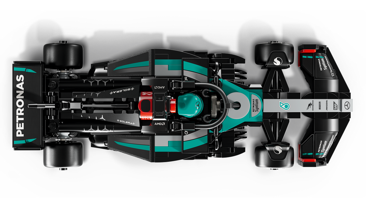 LEGO Speed Champions 77244 Auto da Corsa Mercedes-AMG PETRONAS F1 W 15 Macchina Giocattolo da Collezione con Pilota da 10+