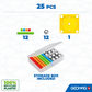 Geomag Supercolor Recycled 25 Pezzi – Costruzioni Magnetiche con Scatola Porta Pezzi