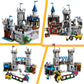 LEGO Creator 3 in 1 Castello del Cavaliere Medievale - Giocattolo Trasformabile in Scena di Torneo o in Villaggio - Include 6 Minifigure - Regalo Creativo per Bambini e Bambine da 9 Anni in su - 31168