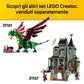 LEGO Creator 3 in 1 Castello del Cavaliere Medievale - Giocattolo Trasformabile in Scena di Torneo o in Villaggio - Include 6 Minifigure - Regalo Creativo per Bambini e Bambine da 9 Anni in su - 31168