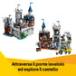 LEGO Creator 3 in 1 Castello del Cavaliere Medievale - Giocattolo Trasformabile in Scena di Torneo o in Villaggio - Include 6 Minifigure - Regalo Creativo per Bambini e Bambine da 9 Anni in su - 31168