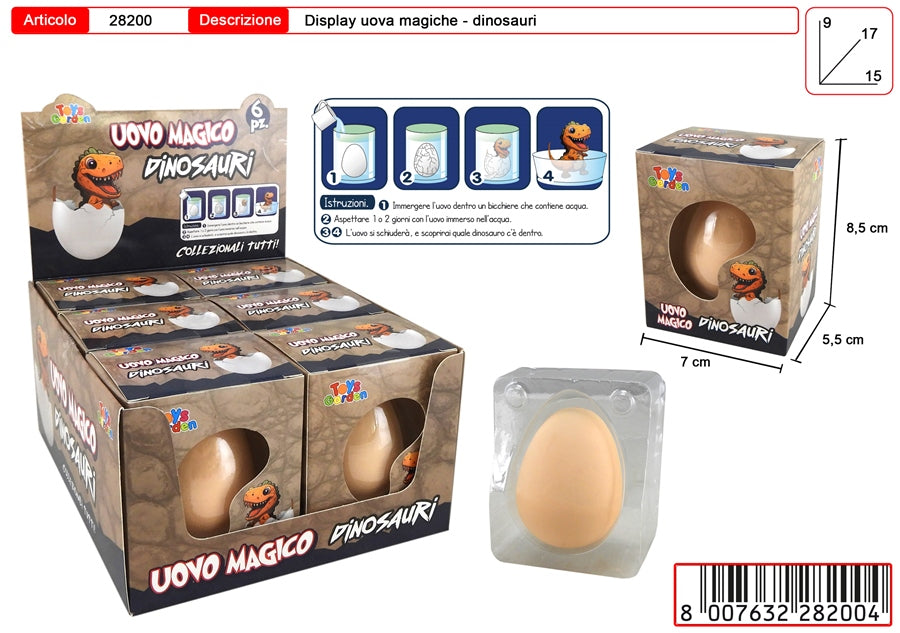 DINO OVO MAGICAL DISPLAY 6 PZ