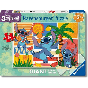 Puzzle Disney Stitch Giant Floor 24 Pezzi Ravensburger