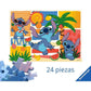 Puzzle Disney Stitch Giant Floor 24 Pezzi Ravensburger