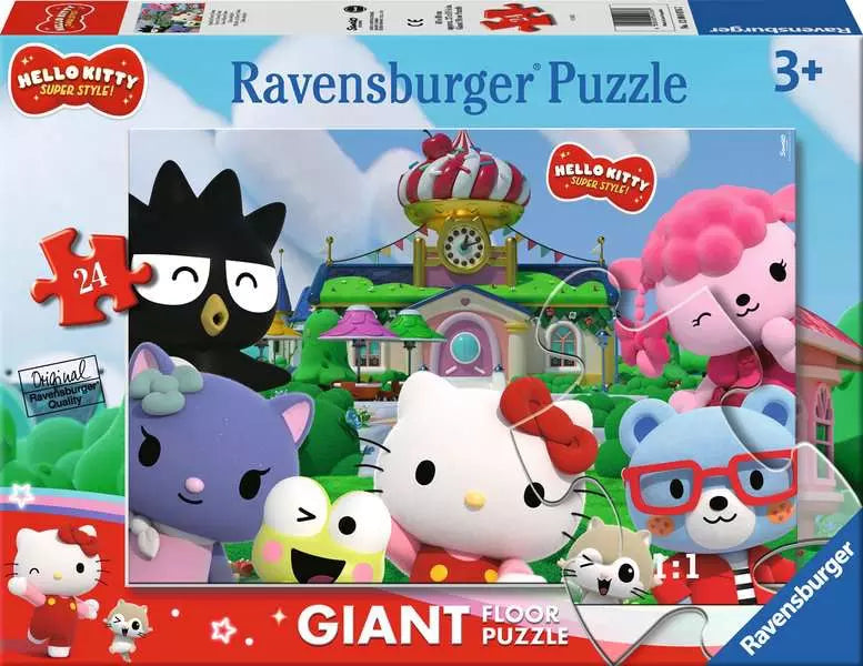 Puzzle Hello Kitty Super Style Giant Floor 24 Pezzi Ravensburger