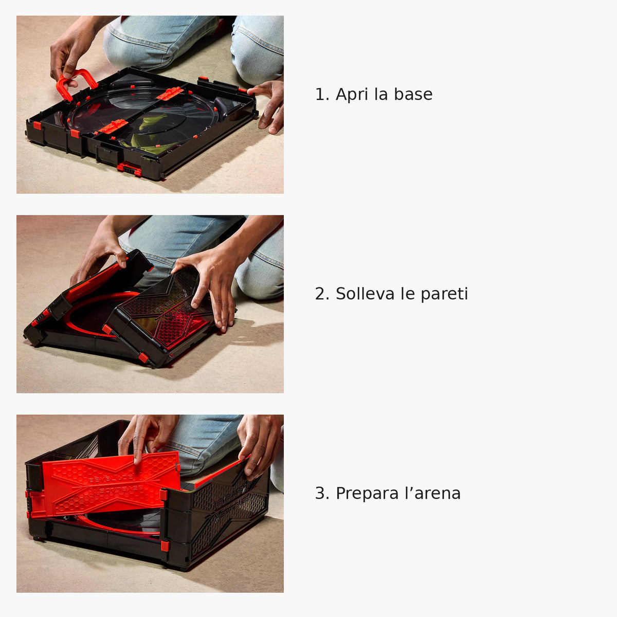 Beyblade X Clash and Carry Beystadium – Arena Pieghevole Portatile Hasbro