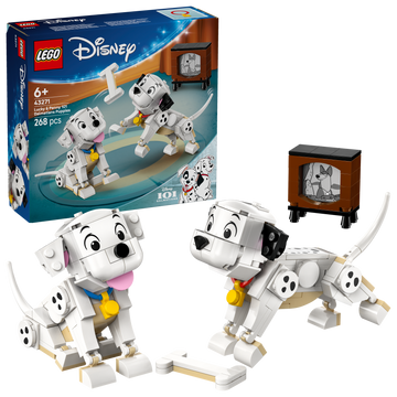 LEGO ǀ Disney 43271 Pongo e Peggy - La Carica dei Cento e Uno, Animali Giocattolo, Regalo per Bambine e Bambini da 6+ Anni
