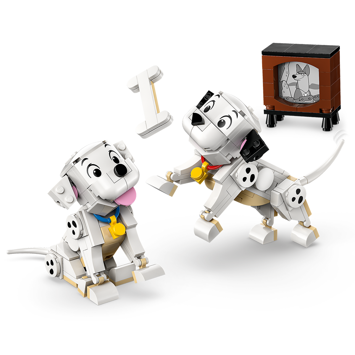 LEGO ǀ Disney 43271 Pongo e Peggy - La Carica dei Cento e Uno, Animali Giocattolo, Regalo per Bambine e Bambini da 6+ Anni